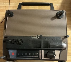 GAF 2388 Z Dual 8mm Super 8 Film Projector Powers On And Runs VIDEO AVAILABLE