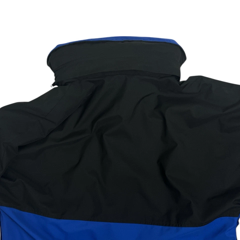 VTG 90’s EMS Jacket Hood Black Blue Gore Tex Eastern Mountain Sport Vent Large - Image 4 of 4