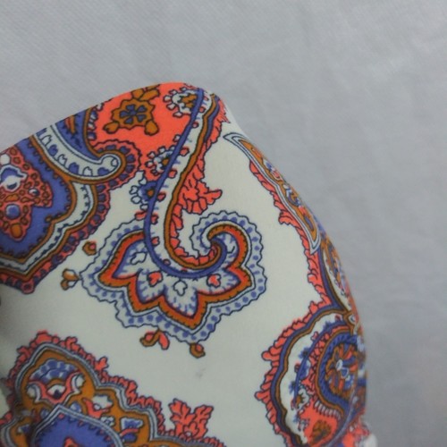 J. Crew Paisley Retro Strapless Underwire One Piece Swimsuit Size 8 - Picture 6 of 9