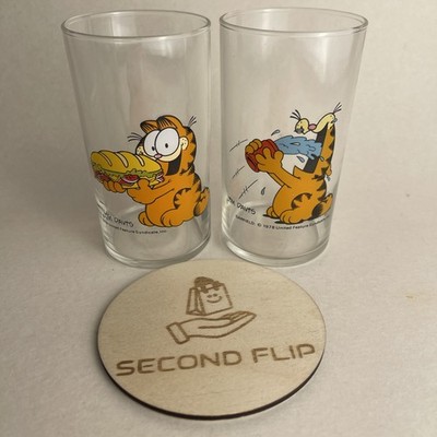 GARFIELD| Senfglas| 2 Stück| Jim Davis| 1978| Vintage