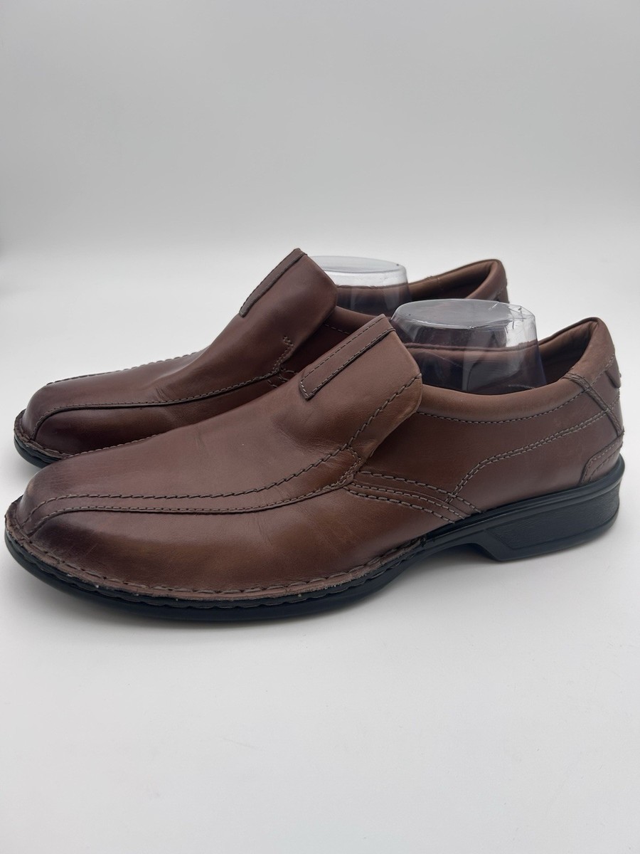 Clarks • Escalade Leather Slip On Loafers • Mens Size 12  display picture 2