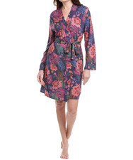 NWT- Johnny Was 'The Jonesy' Pima-Cotton Blend Sleep Robe, Emma's Garden - Small