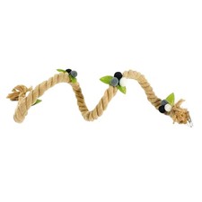 Bird Rope Perch Stand Bird Cage Rope Toy for Cockatiels Lovebird Parakeet Parrot