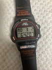 Vintage Timex Triathlon Indiglo 8 Lap Memory Unisex Digital Watch, New Battery