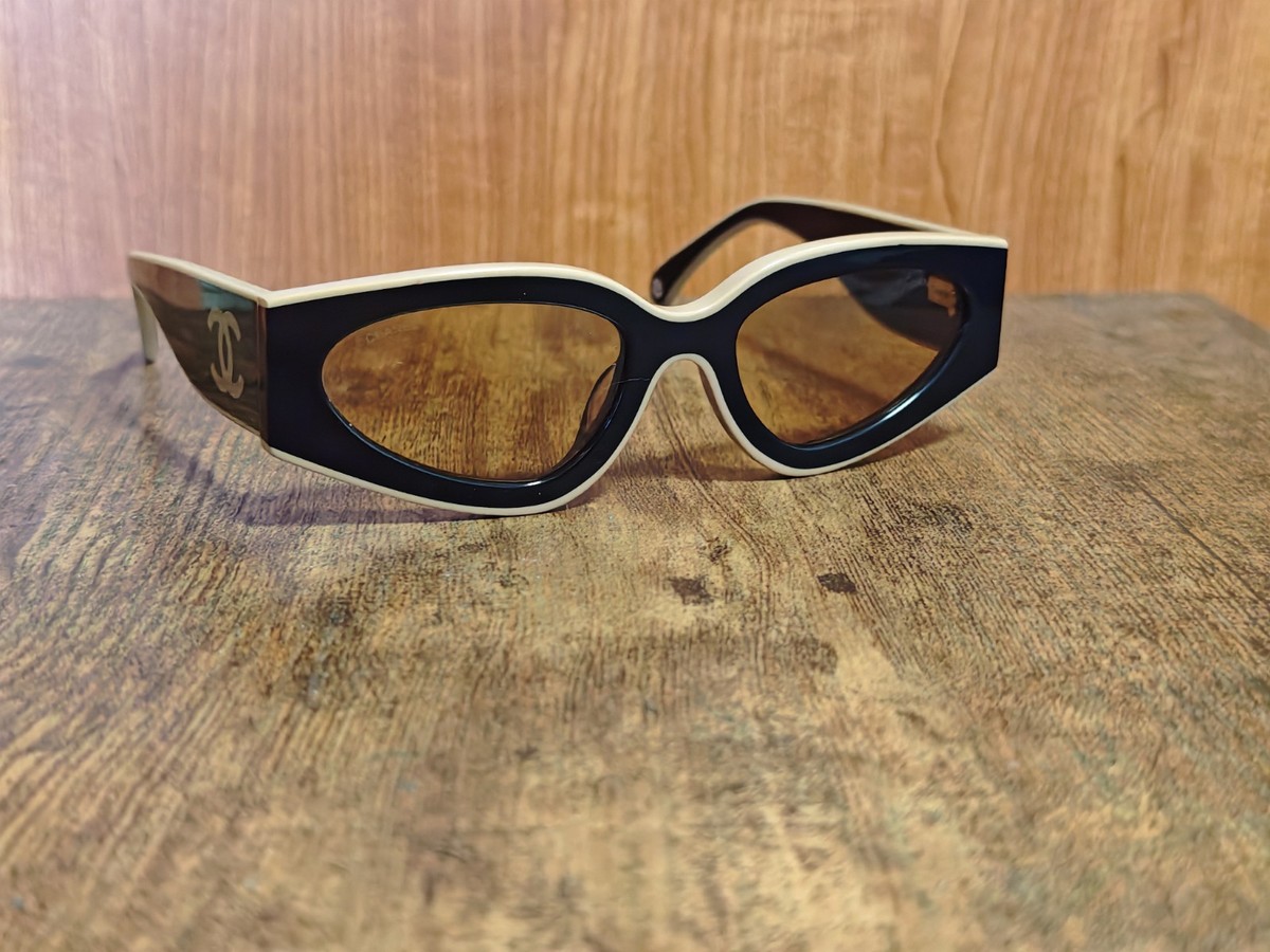 VINTAGE CHANEL 6056 C.534/M3 ACETATE SUNGLASSES MADE IN ITALY 54