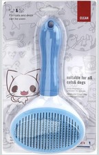 Self Cleaning Slicker Brush, Dog Cat Bunny Pet Grooming Shedding Brush