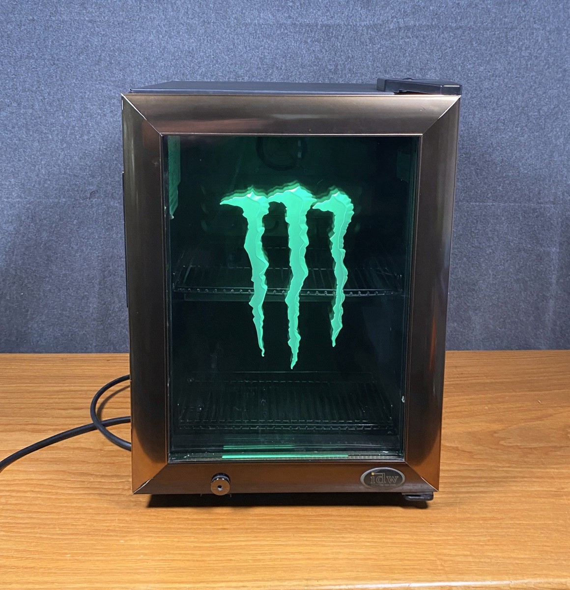 Monster Energy Drink Commercial Mini Fridge IDW G-Style1 Neon Monster Energy Drink Commercial Mini Fridge IDW G-Style1 Neon
