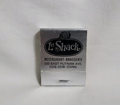 Vintage Matchbook Le Shack Restaurant Cos Cob Connecticut Advertising Full