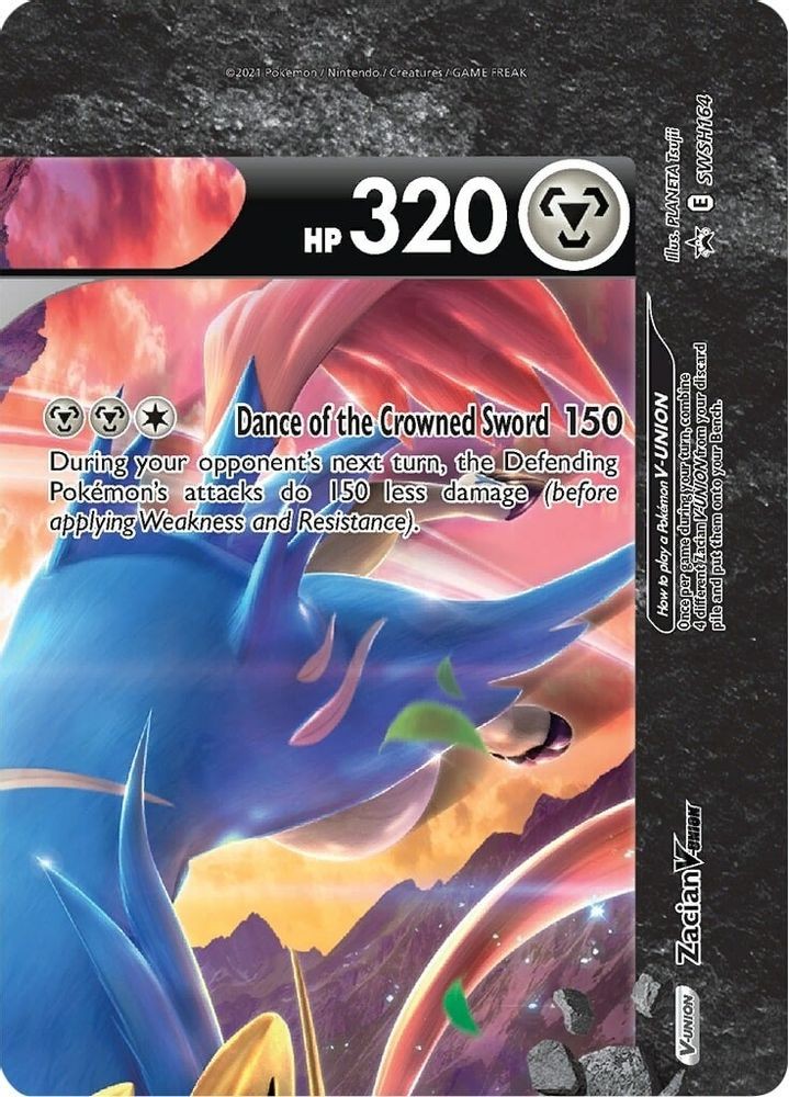 ZACIAN V-UNION POKEMON SWORD & SHIELD PROMO SWSH164 PROMO HOLO