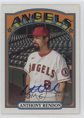 2021 Topps Heritage Real One Auto Anthony Rendon #ROA-AR Auto 8k4