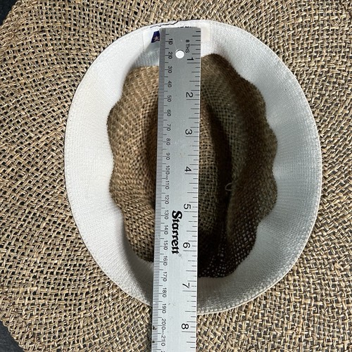 Masters Augusta National Straw Sun Hat Size L/XL Vintage PGA Golf Made In USA - Picture 7 of 7