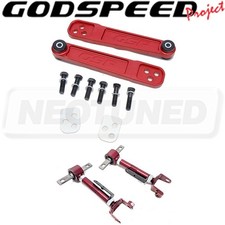 Godspeed Red Lower Control Arm Rear Camber Arm Kit For Acura Rsx Dc5 2002-06