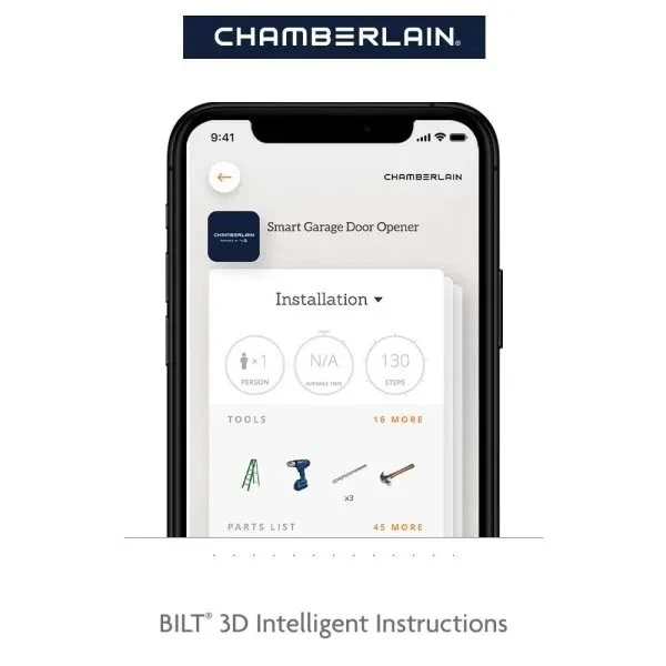 Chamberlain  1/2 HP Heavy-Duty Chain Drive Garage Door Opener, NEW - Image 2 of 4