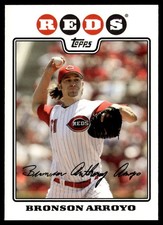 2008 Topps Bronson Arroyo Cincinnati Reds #152