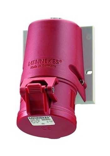 Mennekes Cee-Steckdose 5P 16A 6H 400V (50+60Hz) Rot IP44 Aufputz... 31-image