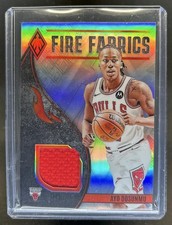 2023-24 Panini Phoenix Ayo Dosunmu Fire Fabrics Jersey #FF-AYO Bulls