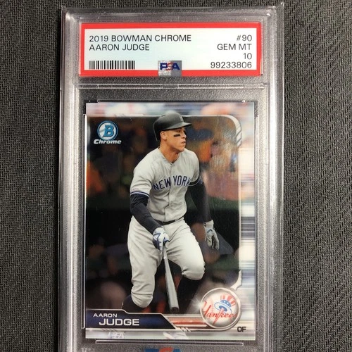 AARON JUDGE 2019 Bowman Chrome # 90 PSA10
