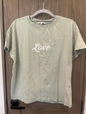 Ckn Clockhouse  Women s Greenish Short Sleeve Love Tee Size M