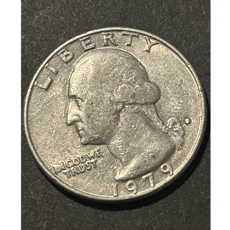 1979error  Washington Quarter 25C Philadelphia Mint Circulated Business Strike