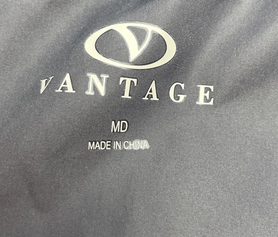 Jaqueta corta-vento masculina JP Morgan com capuz M cinza zíper completo leve vantagem - Imagem 4 de 4