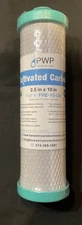 PWP Pro Water Parts FRE-10-GN 2.5” x 10”  Activated Carbon Water Filter