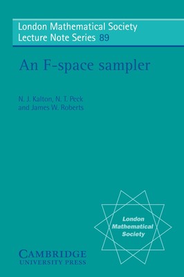 An F-Space Sampler | Nigel J. Kalton (u. a.) | Taschenbuch | Englisch | 2008