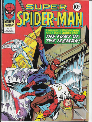 SUPER SPIDER-MAN #303 Marvel UK Comics (Nov 1978) Used - V Good (AVENGERS etc)