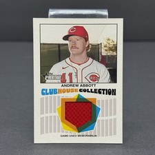 2026 Topps Heritage Clubhouse Collection Relics Andrew Abbott #CCR-AA (MEM)