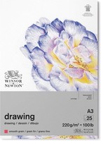Winsor &Amp; Newton 6689742 Zeichenpapier Im Block - 25 Blatt A3, 220G/M²,