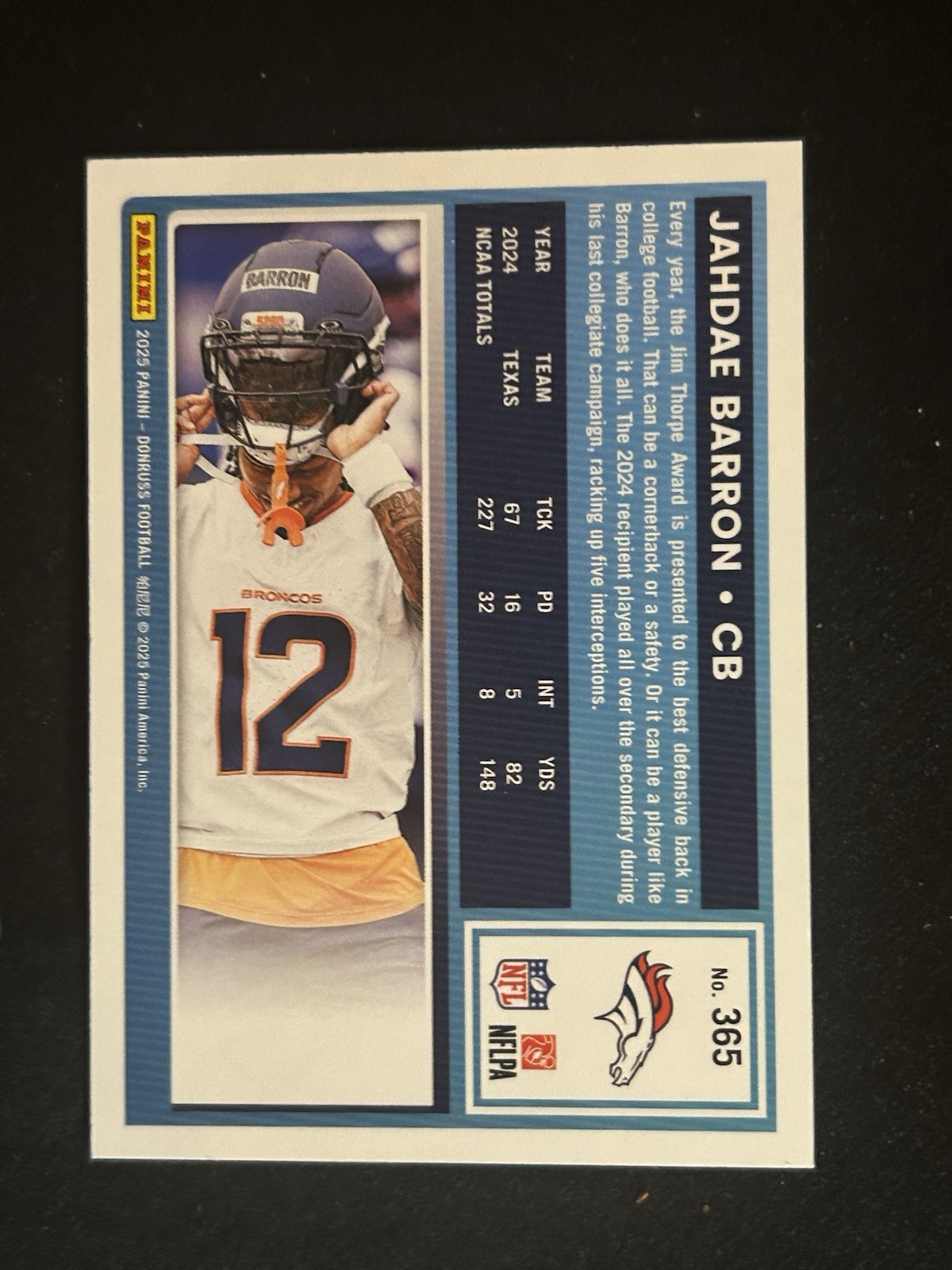 Jahdae Barton Rookie Card Collection