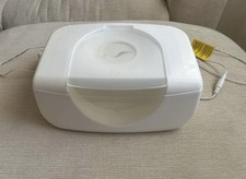 White Electric Baby Wipe Warmer with Power Cord