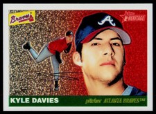 2004 Topps Heritage Kyle Davies THC79 Chrome #/1955 SN Atlanta Braves