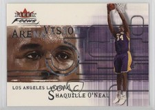 2000-01 Fleer Focus Arena Vision Shaquille O'Neal #14AV HOF 10ek