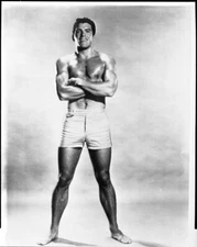 Van Williams Muscular Male Physique Photo Shoot Vintage Studio 8x10 Negative