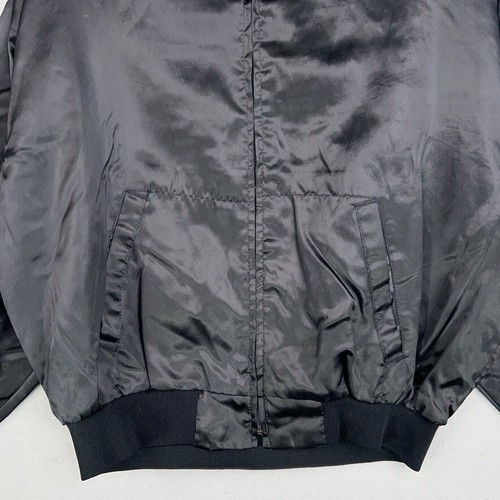 Vintage Joe Camel Jacket Mens Large Black Bomber Swingster Hard Pack Cigarettes - Picture 4 of 15
