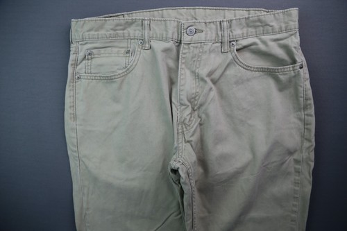 Herren 2014 Levi's 559 Jeans Relaxed Straight Beige Größe 36x32 (Maße 36x30) - Bild 2 von 8
