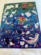 Vintage Lisa Frank Jumbo Sticker Sheets S743-04