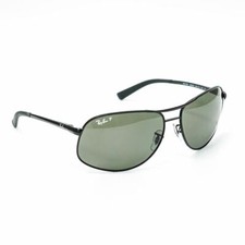 New Authentic Ray-Ban Unisex Sunglasses w/Green Polarized Lens RB3387 002/9A