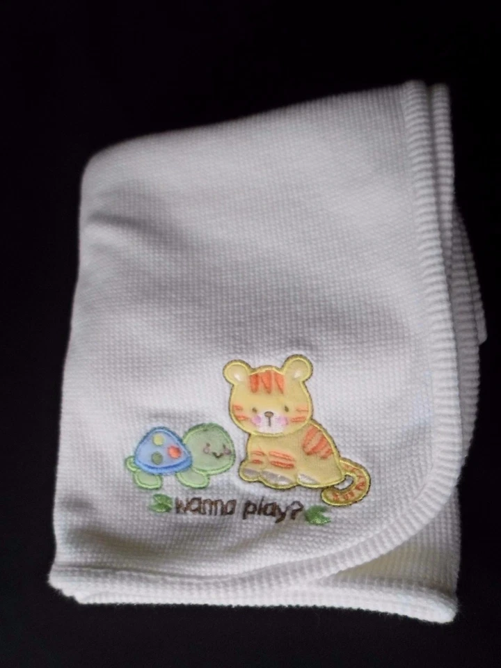Manta térmica para bebé Koala blanca tigre gato tortuga blanca seguridad Lovey  Foto 3 de 4