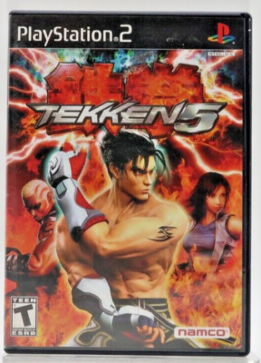 Tekken 5 (Sony PlayStation 2, 2005) Used Complete