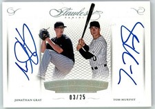 2016 Flawless Dual Signatures Jonathan Gray Tom Murphy 3/25 #FD-JT