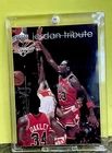 Michael Jordan Card SILVER CHROME FOIL INSERT SP RARE 90’s BULLS JERSEY #23