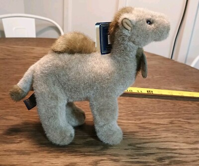 Aurora classic 9 inch camel plush with tags