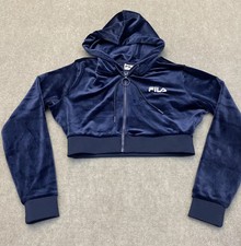 Fila Cropped Velour Jacket