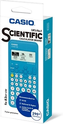 Casio fx-83GTCW Blue Scientific Calculator