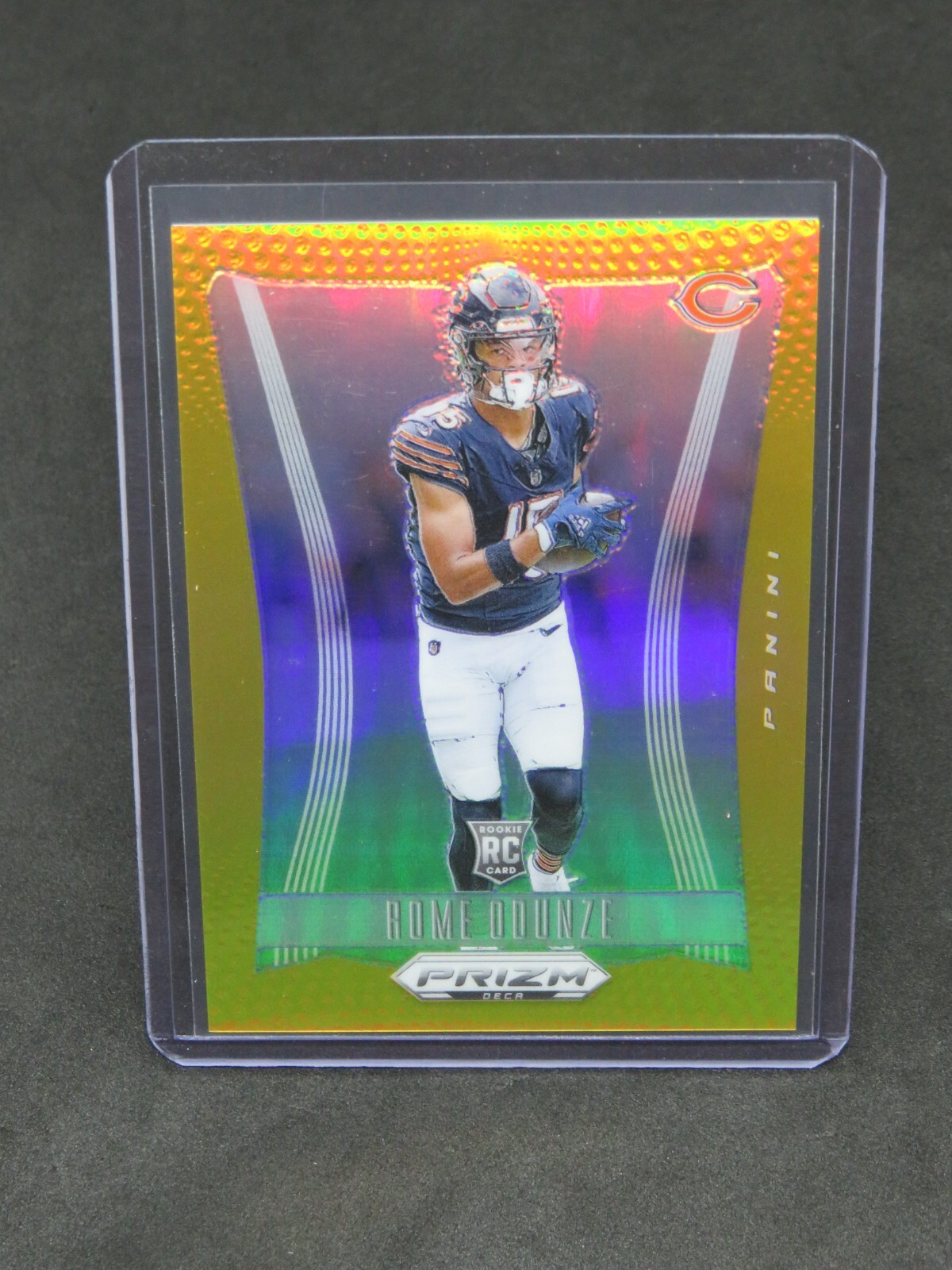 2024 PANINI PRIZM DECA ROME ODUNZE GOLD PRIZM RC /10 CHICAGO BEARS SB6
