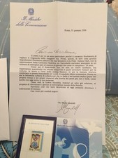 ITALIA 2006 FOGLIETTO DICIOTTENNI AZZURRO COMPLETO MNH 18 anni Busta  e Lettera 