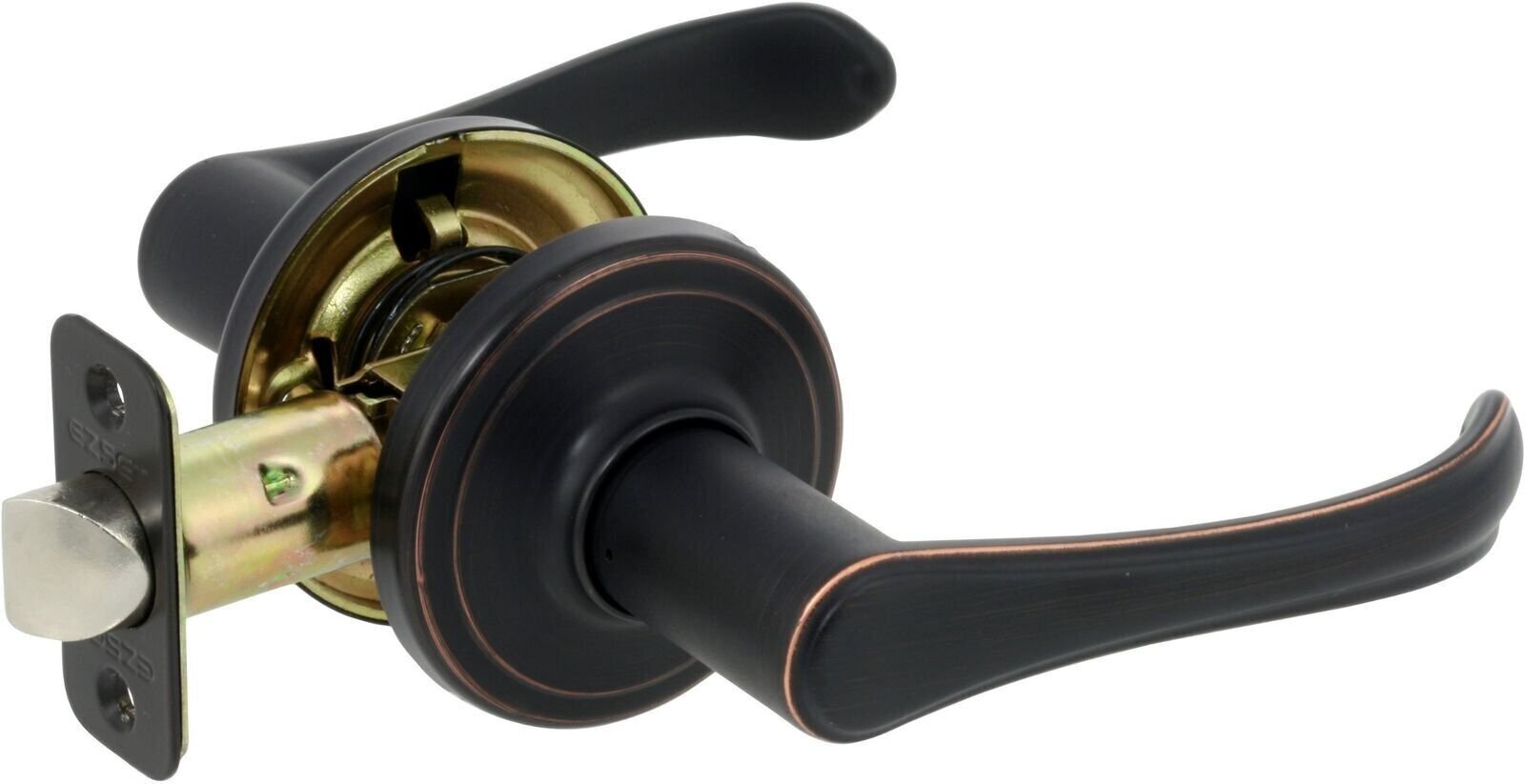 Residential Door Lever Type: Dummy, Finish: Tuscany Bronze