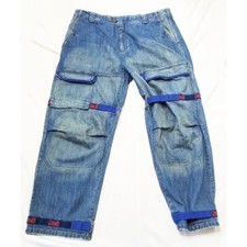 Vtg 1990's Marithe Francois Girbaud Wide Jeans Raver/HipHop Pants. WAIST 44".