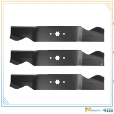 3 Mower Blades For MTD Cub Cadet 54" 742-0677 942-0677 High Lift